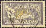 France #126 Used 2fr Grey Violet/Yellow Of 1900 - Gebruikt