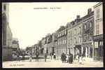 CPA  ANCIENNE- FRANCE- GRANDVILLIERS (60)- RUE DE CALAIS- AVEC BELLE ANIMATION GROS PLAN- COMMERCES- ENSEIGNES - Grandvilliers