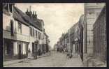 CPA  ANCIENNE- FRANCE- MERU (60)- RUE PRINCIPALE EN GROS PLAN- TRES BELLE ANIMATION- LANDAU- ATTELAGES- BOULANGERIE - Meru