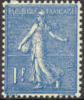 France #154 Mint Hinged 1fr Dull Blue From 1926 - Ongebruikt