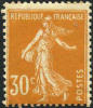 France #170 Mint Hinged 30c Orange From 1906 - Unused Stamps