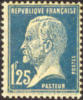 France #195 Mint Hinged 1.25fr Blue Pasteur From 1926 - Ungebraucht