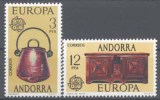 1976 Europa C.E.P.T. , Andorra Spagnola , Serie Completa Nuova (**) - 1976