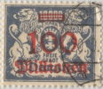 SI53D Europa Polonia DANZIG  Freie Stadt  Citta Libera 100 Mil M Su 10.000 M 1923 Azzurro Grigio Usato Lusso - Used