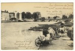 Carte Postale Ancienne Jarnac - Le Pont - Métiers, Laveuses, Lavandières - Jarnac