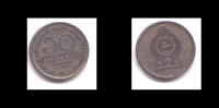 50 CENTS 1975 - Sri Lanka (Ceylon)