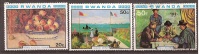 Rwanda      Y/T     949 + 951 + 955  (0) - Used Stamps