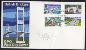 Grande-Bretagne - FDC - 1968 - Ponts Britanniques - 1952-1971 Em. Prédécimales