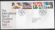 Grande-Bretagne - FDC - 1981 - Année Des Handicapés - 1981-1990 Em. Décimales