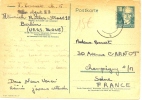 REF LVP7- ALLEMAGNE ( REP. DEMOCRATIQUE) EP CP  BERLIN ZONE SOVIETIQUE / CHAMPIGNY - TP ENLEVE - Cartes Postales - Oblitérées