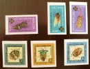 VIETNAM NORD Insectes, Insecte, Insect, Insects, Insectos, Insekten. Yvert 451/56 MNH** NON DENTELE Imperforate - Autres & Non Classés