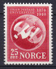 Norway 1949 Mi. 345    25 Ø Weltpostverein UPU MH* - Ungebraucht