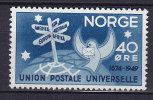 Norway 1949 Mi. 346    40 Ø Weltpostverein UPU MNH** - Neufs