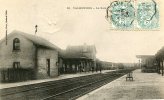 CPA 95 VALMONDOIS LA GARE 1904 - Valmondois