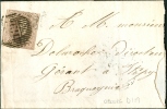 N° 10A Sur Grand Fragment De Lettre Expédiée D'Obourg (D 119) Vers Strépy-Bracquegnies En 1860 - 1858-1862 Medaillen (9/12)