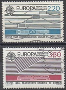 EUROPA  FRANCE  N°2531/2532___O BL  VOIR  SCAN - 1988