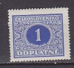 L3792 - TCHECOSLOVAQUIE TAXE Yv N°62 * - Portomarken