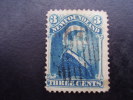 CANADA  (NEWFOUNDLAND) 1880 VICTORIA THREE CENTS Pale Dull-blue USED. - Unused Stamps