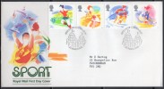 Grande-Bretagne - FDC - 1988 - Sport - 1981-1990 Em. Décimales