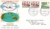 FDC  Cocos (Keeling ) Islands Via Mauritius. - Mauritius (1968-...)