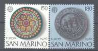 1976 Europa C.E.P.T. , San Marino , Serie Completa Nuova (**) - 1976