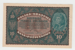 Poland 10 Marek 1919 AUNC CRISP Banknote - Polonia