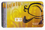 Polynésie Française / Tahiti - Niuniu Card - Carte Prépayée / 500 FCFP - 2009 - TTB - French Polynesia