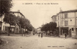 LEZOUX PLACE ET RUE DES BALMETTES ANIMEE - Lezoux