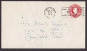 United States Postal Stationery Ganzsache Entier SAN JOSE Cancer Slogan Cancel 1954 Cover Locally Sent - 1941-60