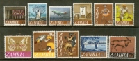 ZAMBIA 1968 Used Stamp(s) Definitives 39-50 (11 Values Only) - Zambia (1965-...)