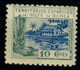 GUINEA 1924** MNH, SIN FIJASELLOS. CASA DE NIPA - Guinée Espagnole