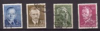 Nederland 1954 Nr 641,642,644 En 645 Zomerzegels - Usati