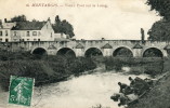 CPA 45 MONTARGIS VIEUX PONT SUR LE LOING 1910 - Montargis