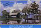 BRESIL / BRASIL TURISTICO - MANAUS - AMAZONAS - Residência Flutuante / A Floating Home - TBE, Carte Neuve, 2 Scans - Manaus