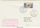 Paris Genève 1970 - 50ème Anniversaire Premier Vol - Suisse - First Flight Covers