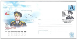 Russia 2010 Filipp Oktyabrsky Soviet Naval Commander Admiral Hero Bird Birds - Stamped Stationery