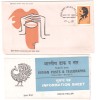 India 1980 FDC + Info., Helen Keller, Disabled, Handicap, Writer, Famous People, - Behinderungen