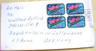 == UNO NY  Cv. 1960 To Germany 4*blocke Nr 87 MEF - Lettres & Documents