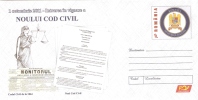 Romania / Postal Stationery / New Civil Code - Omslagen