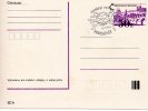 Czechoslovakia 1984, Pardubice 2, Otevreni Posty, Philatelic Card, Special Postmark - Brieven En Documenten