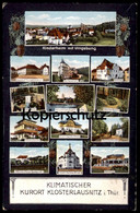 ALTE POSTKARTE KLIMATISCHER KURORT KLOSTERLAUSNITZ BAHNHOF KINDERHEIM WEINSCHENKE Gare Station Thüringen AK Cpa Postcard - Bad Klosterlausnitz