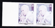 B)2005 HONDURAS SCN1189-A POPE JOHN PAUL II MNH IMPERFORATE PAIR - Honduras