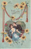 To My Valentine - Saint-Valentin - Couple Lady Man - Embossed - Unused - 2 Scans - VG Condition - San Valentino