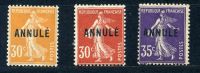 FRANCE - COURS INSTRUCTIONS - N° 141-CI 1 - 160-CI 1 & 142-CI 1 - * - TB - Cursussen