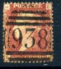 GB QV 1858-79 1d Plate 198, Corner Letters HE, Used - Used Stamps
