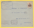 Lettre TP Germania Cachet Allemand AUBEL - Censure  - Entete " RECEVEUR / STASSEN" (VK) - OC1/25 Generalgouvernement 