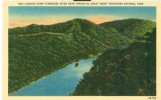 USA – United States – Looking Down Tennessee River Near Tapoco, Great Smoky Mountains National Park, Postcard[P6026] - Smokey Mountains