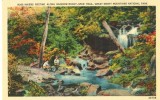 USA – United States – Hikers Resting Along Rainbow Rocky Spur Trail, Great Smoky Mountains National Park Postcard[P6028] - USA National Parks