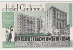WASHINGTON . D.C.   HOTEL CONTINENTAL  /  BZ 125 R - Washington DC