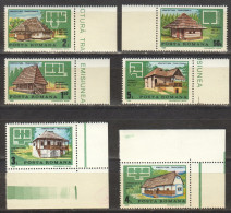 Rumänien; 1989; Michel 4524/9 **; Arhitektur - Neufs